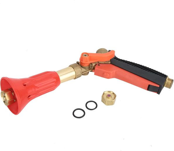 Garden Hose Sprayer Nozzle, Garden Hose Nozzle Heavy Duty, for Watering Garden, Hose Heads Attachment Guns Handle Nozzles Washing Cars and Showering Pets