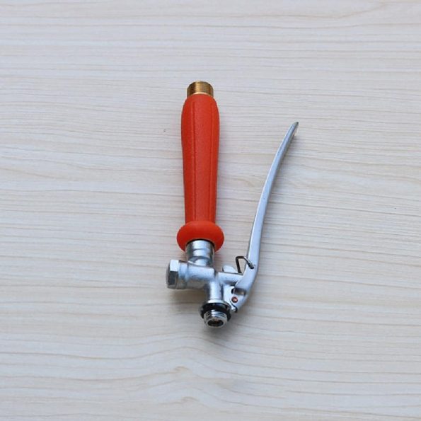 Heavy Duty Stainless Steel Adjustable Pressure Trigger Sprayer Handle, Spraying Gun Handle for Lance Sprayer Outside Garden Watering - Image 2