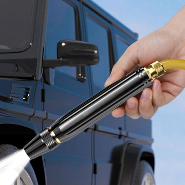 2025 NEW Upgrade Car Washing Water Gun Garden Hose Nozzle Sprayer, Metal High Pressure Leak-proof Water Hose Nozzle with 3 Adjustable Spray Patterns for Garden Watering And Car Pet Washing - Image 2